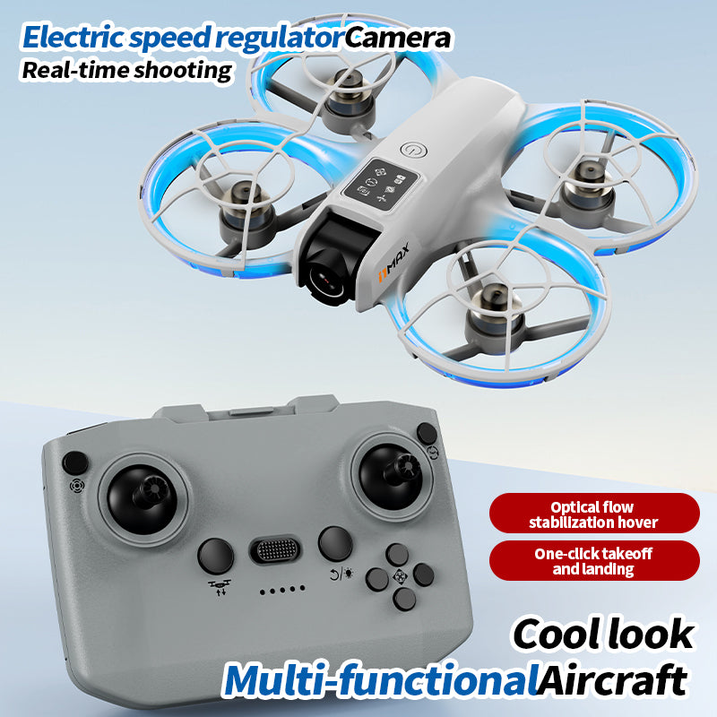 Foldable Mini Drone, 2.4G Remote Control Aerial Camera, HD Image Transmission, Universal Toy Drone for Kids & Adults