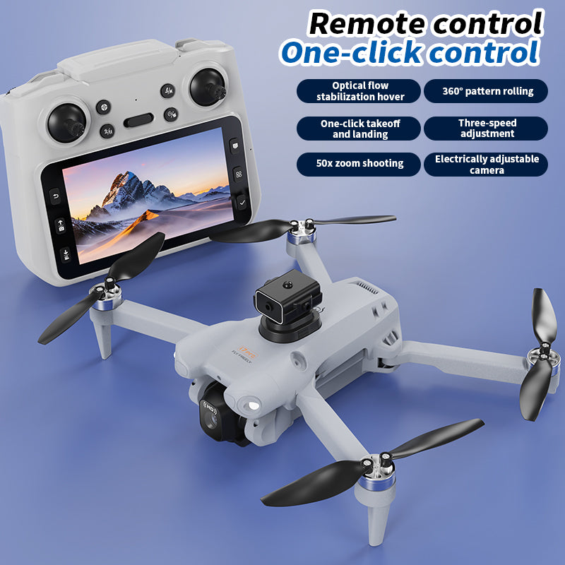 Foldable Aerial Drone, Long-Lasting Dual Batteries, Intelligent Follow, HD Aerial Photography, Good Partner for Travel & Adventure