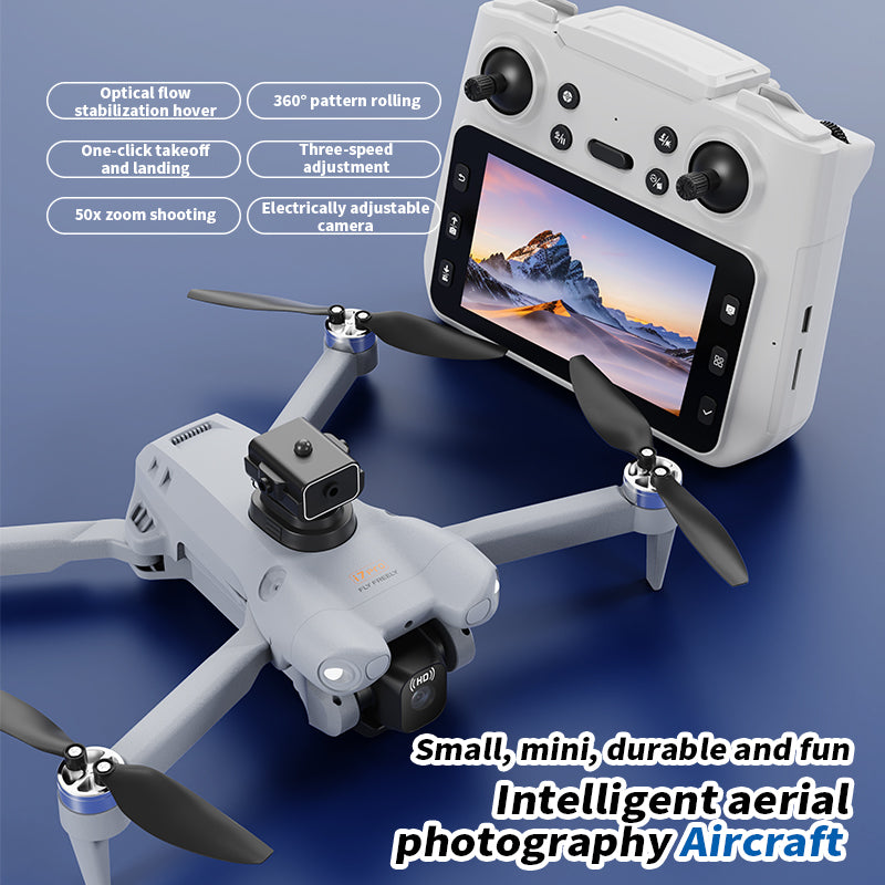 Foldable Aerial Drone, Long-Lasting Dual Batteries, Intelligent Follow, HD Aerial Photography, Good Partner for Travel & Adventure
