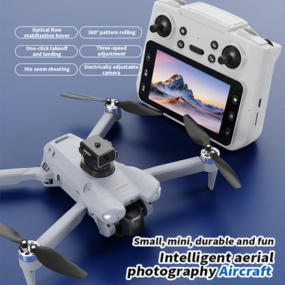Foldable Aerial Drone, Long-Lasting Dual Batteries, Intelligent Follow, HD Aerial Photography, Good Partner for Travel & Adventure