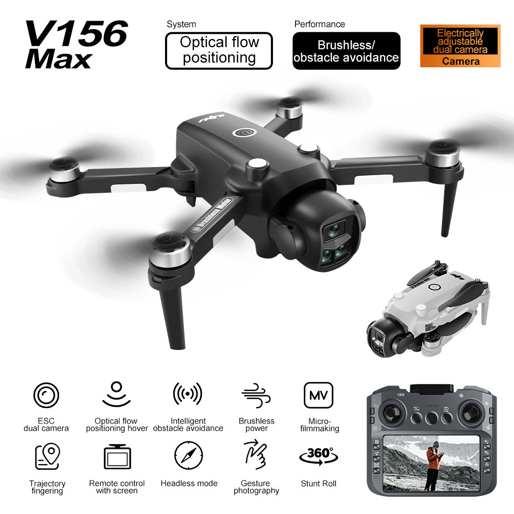 Foldable & Portable Drone Pocket-sized Ready To Fly Exclusive Aerial Partner For Hiking Trips