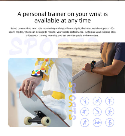 Multifunctional Smartwatch – Call Reminder, Sleep Tracker, Stylish for Daily Wear